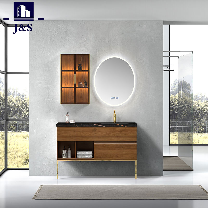 Small Wooden Bathroom Furniture Sets Cabinet Vanity